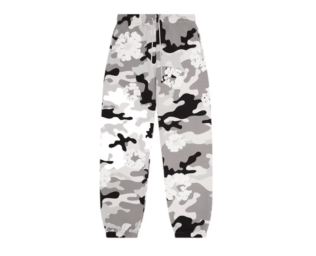Denim Tears Cotton Wreath Sweatpants White Camo